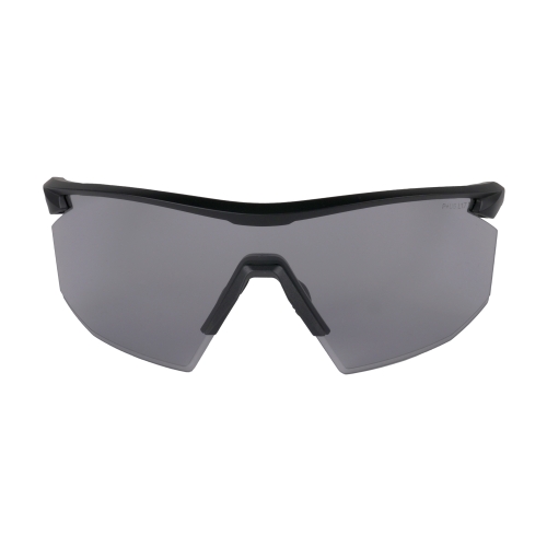 Окуляри захисні Pyramex PMXSPEC (light gray) Super Anti-Fog H2MAX, світло-сірі напівтемні в чорно-сірій оправі