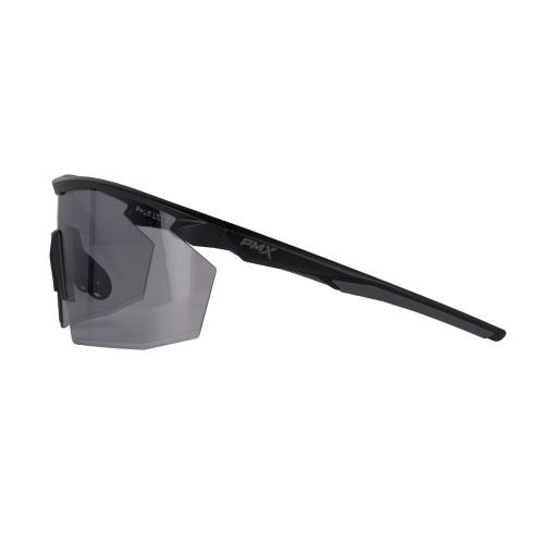 Окуляри захисні Pyramex PMXSPEC (light gray) Super Anti-Fog H2MAX, світло-сірі напівтемні в чорно-сірій оправі
