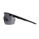 Окуляри захисні Pyramex PMXSPEC (light gray) Super Anti-Fog H2MAX, світло-сірі напівтемні в чорно-сірій оправі