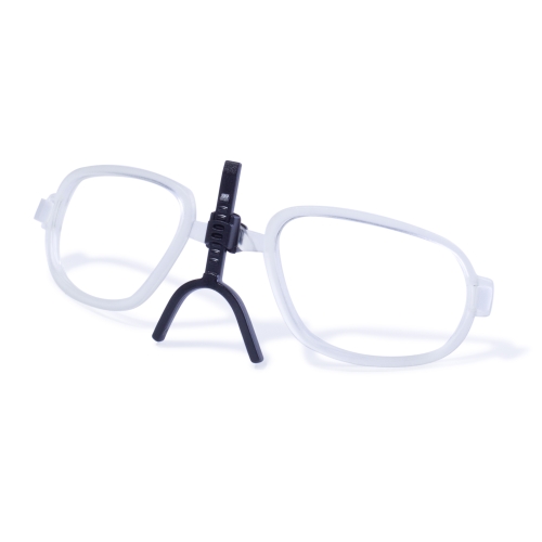 Окуляри захисні з ущільнювачем Global Vision Ballistech-1+RX (smoke) Anti-Fog, сірі окуляри з діоптрійною вставкою в комплекті