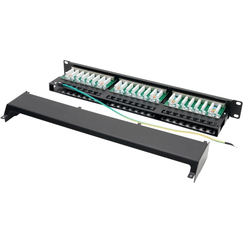 Патч-панель GEAR мережева RJ-45 19" 1U KeyStone 48 портів (GPP-STP1U48P)