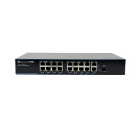 Комутатор PoE-1018-16P-1S/250 AI