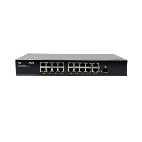 Комутатор PoE-1018-16P-1S/250 AI