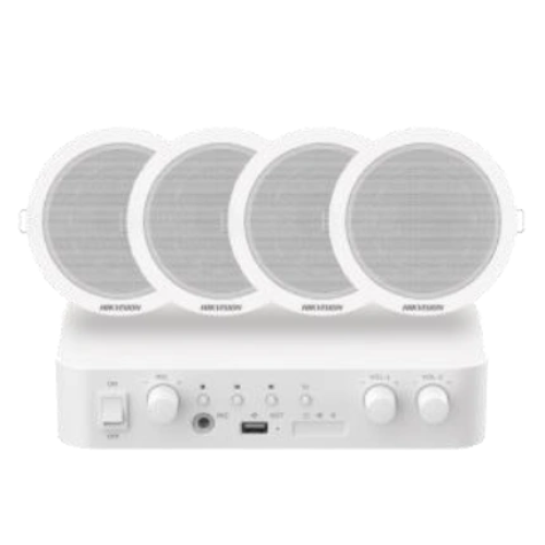 Гібридний аудіокомплект Hikvision DS-QAE1KA80206-4
