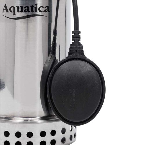 Насос дренажний садовий 0.75кВт Hmax 8м Qmax 180л/хв (част. до 5мм, нерж) AQUATICA (773055)