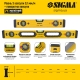 Рівень магнітний 3 капсули + поворотна капсула 2 рукоятки 200см SIGMA (3717181)