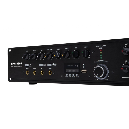 Трансляційний підсилювач потужності SKY SOUND MPA-3600 (6-ZONE)