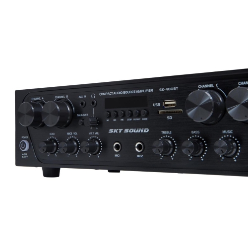 Підсилювач потужності SKY SOUND SK-480 (4*80W)