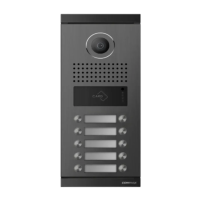 Аналогова відеопанель 10-абонентська з Mifare-зчитувачем Commax DRC-10ML/RF1 2Мп 95°