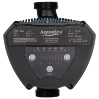 Насос циркуляційний енергозберігаючий 6-90Вт Hmax 6м Qmax 92л/хв Ø1½" 180мм + гайки Ø1" AQUATICA GPA25-6/180 IV (774071)