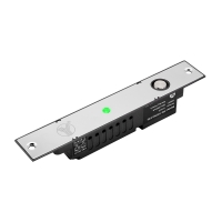 Ригельний замок Yli Electronic YB-100N(LED)-2P врізний з LED індикацією для системи контролю доступу
