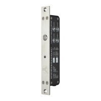Ригельний замок Yli Electronic YB-1300MD(LED) врізний з електроприводом, LED індикацією для системи контролю доступу