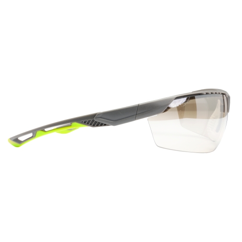 Захисні окуляри Pyramex Truflex Grey-Lime (indoor/outdoor mirror) Anti-Fog, дзеркальні напівтемні в сіро-лаймовій оправі