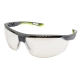Захисні окуляри Pyramex Truflex Grey-Lime (indoor/outdoor mirror) Anti-Fog, дзеркальні напівтемні в сіро-лаймовій оправі