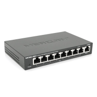 Б/У Комутатор POE 48V Mercury S109PS 8 портів POE + 1 порт Ethernet (Uplink) 10/100 Мбіт / сек, БП в комплекті, BOX Q200 (258 * 196 * 66) 0,72 кг