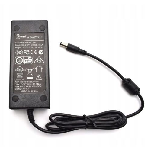 Блок живлення Mikrotik 24HPOW (24V, 2.5A, живлення для будь-яких RouterBOARD моделей) штекер 2.1 / 5.5 WT2402500