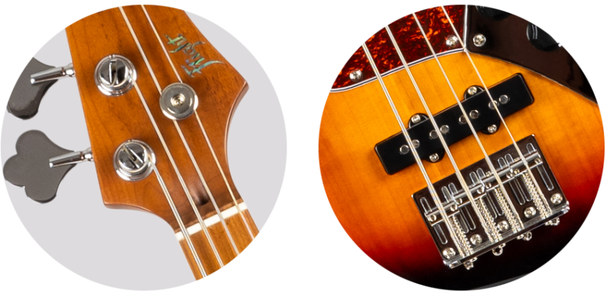 Бас-укулеле Flight JB Mini Moonburst Bass
