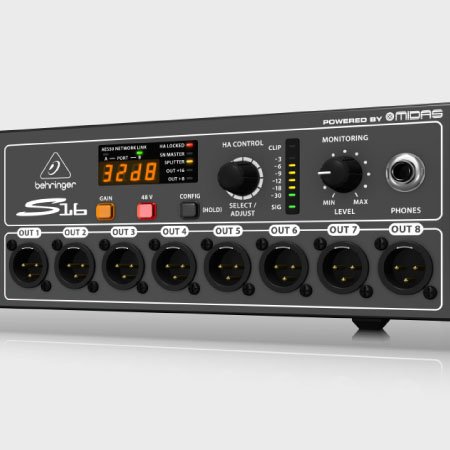 Цифровой коммутационный блок BEHRINGER S16 EU